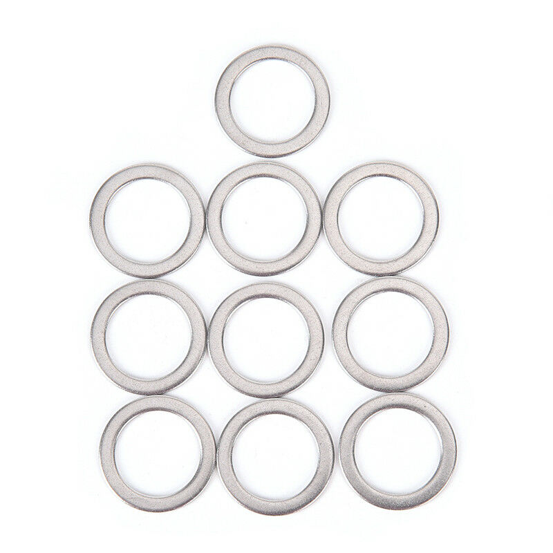 10Pcs Bicycle Pedal Spacer Crank Cycling Bike Stainless Steel Ring Washers iiSJ