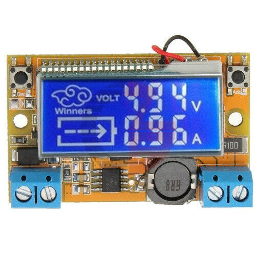 Adjustable DC-DC Double Display Step Down Pulse Power Supply Module LCD Display