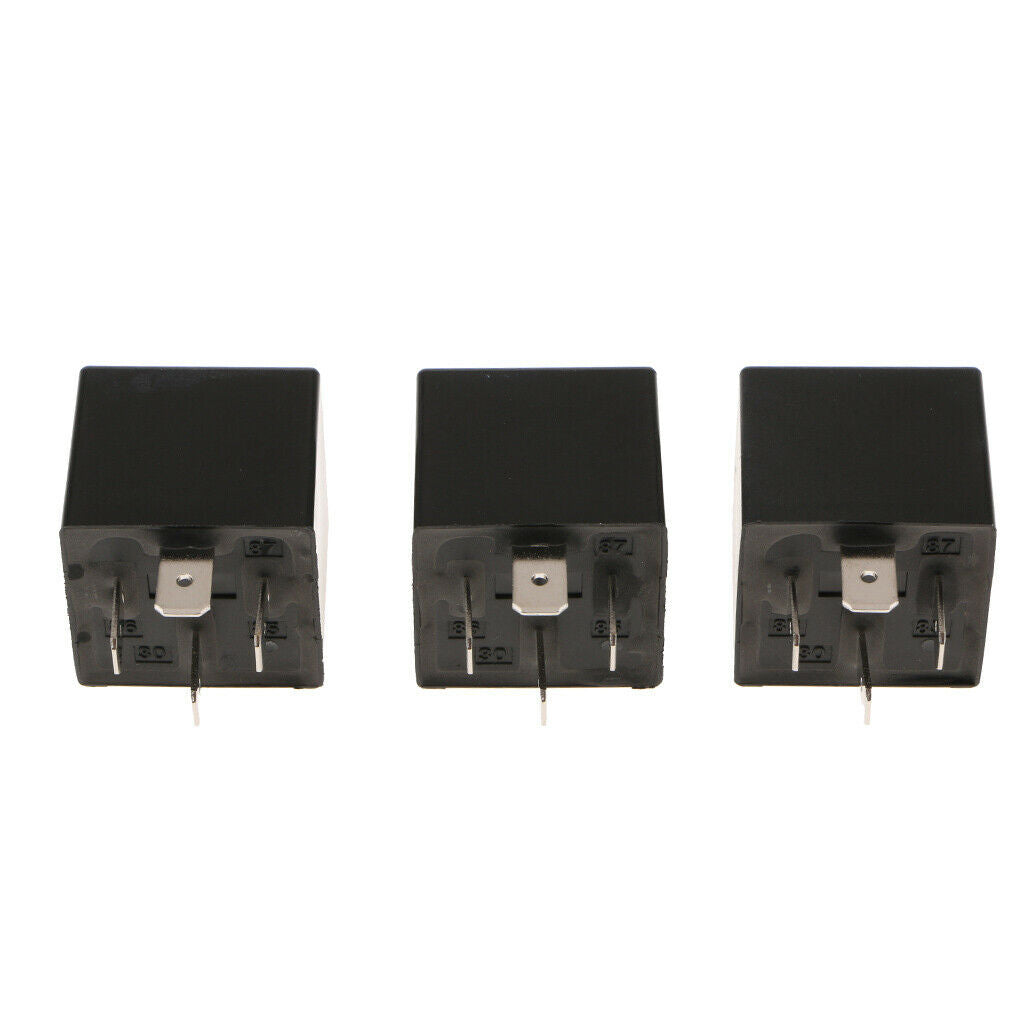 3 Pieces SPST Relay Normally Closed Normally Open Auto Changeover Relay