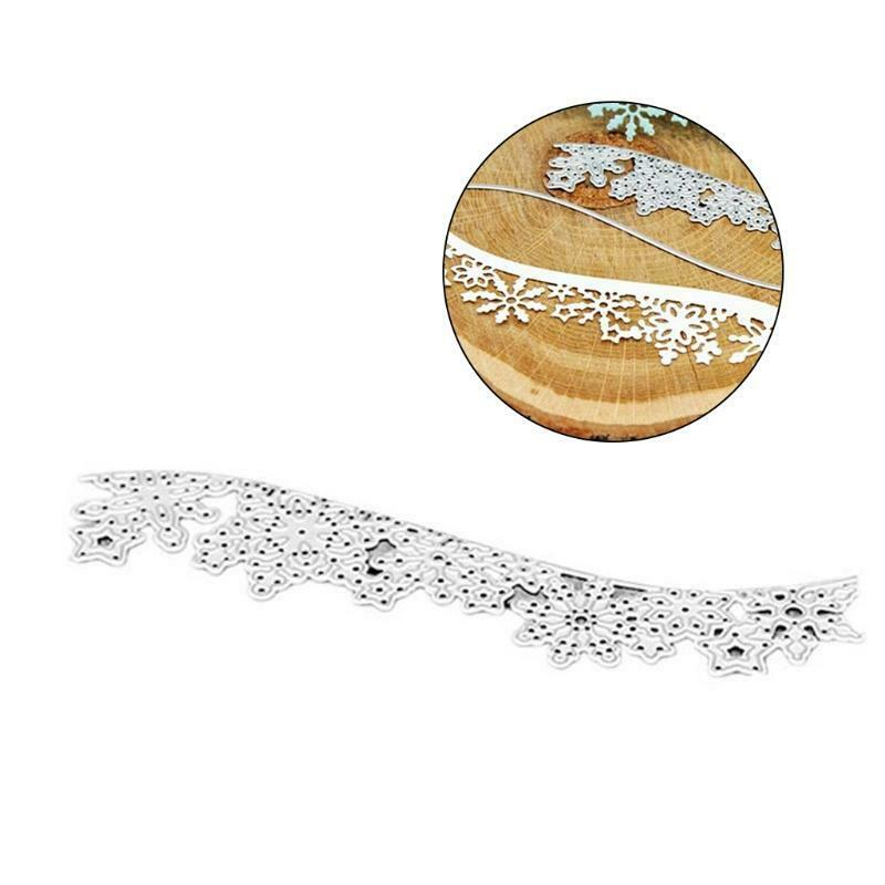 Snowflake Lace Metal Cutting Dies DIY Scrapbooking Paper Stamping Cards Decor