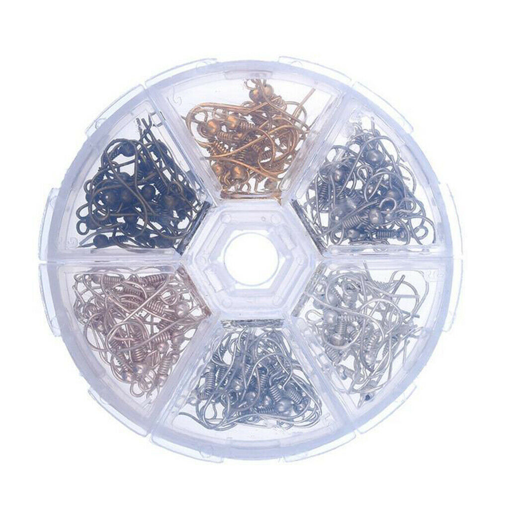 Wholesale 120x Metal Earring Hook Spool Ear Thread