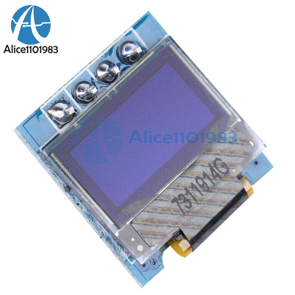 0.49" inch OLED Display White Screen Module SSD1306 64x32 I2C IIC For Arduino