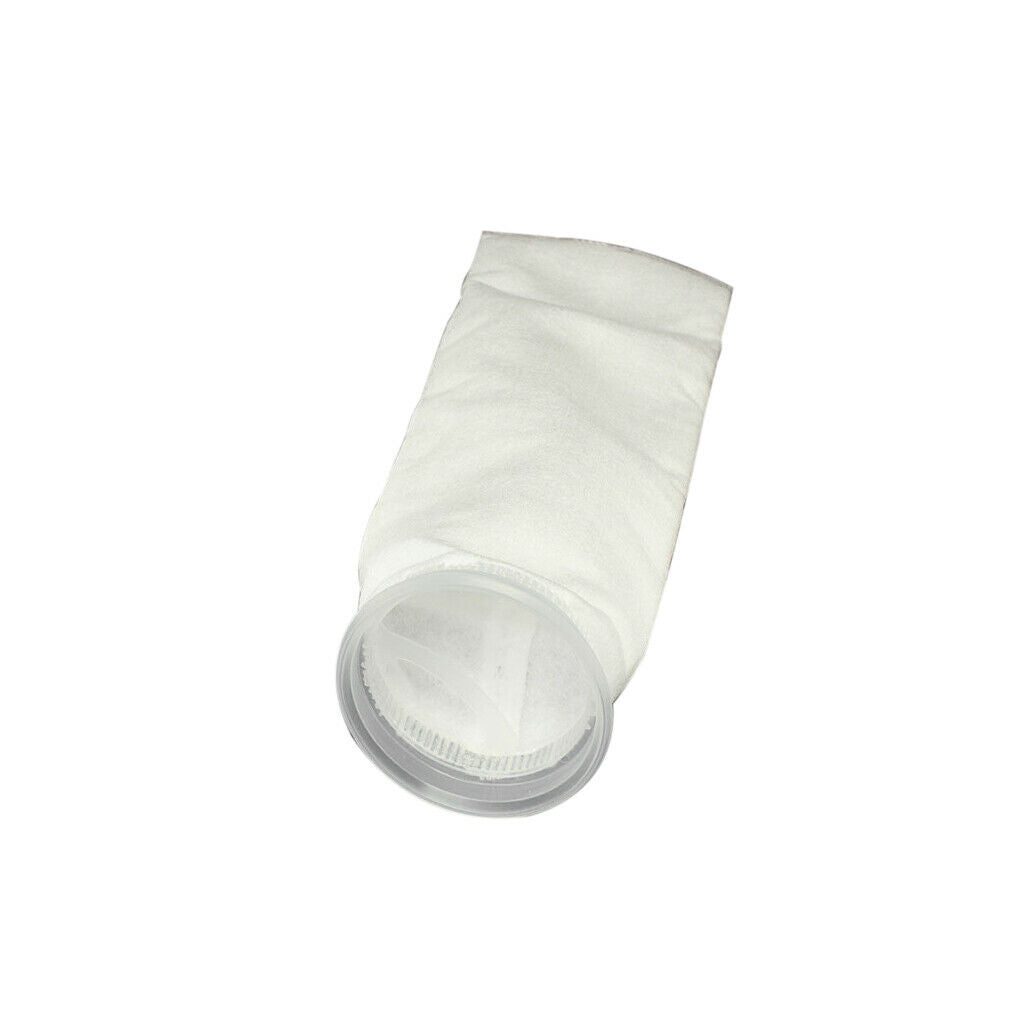 8Pcs 200 Micron Aquarium Marine Sump Fish Tank Filter Sock Bag Holder 4"