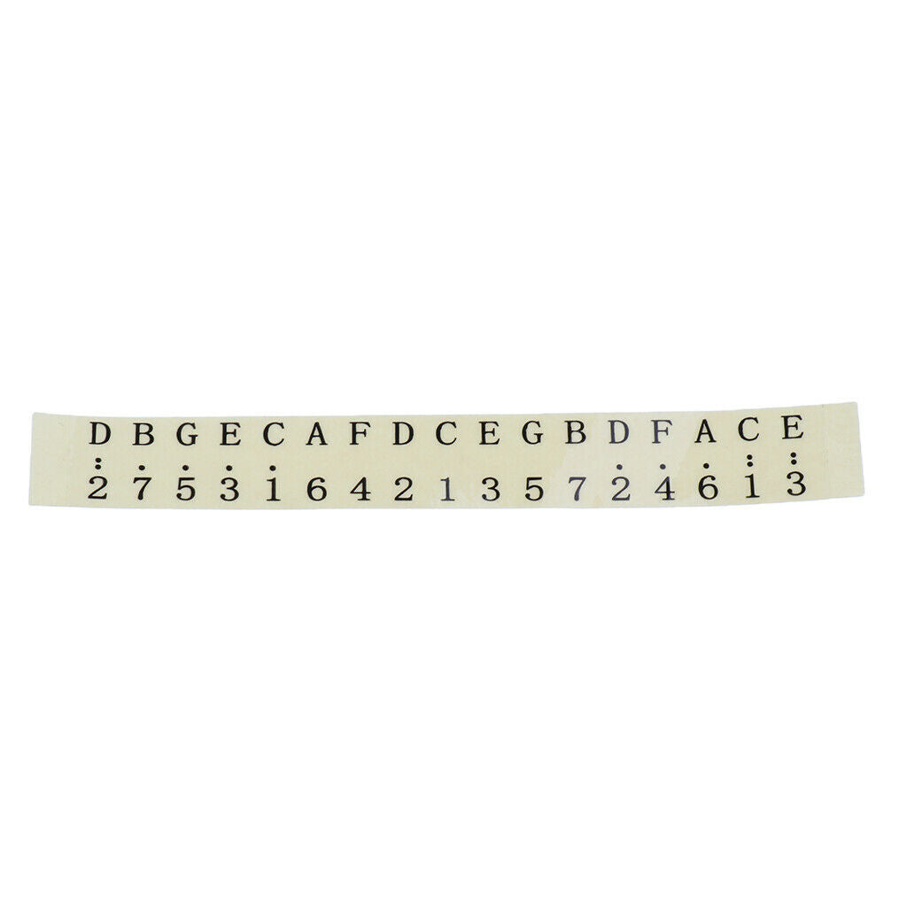 2pcs 17 Key Kalimba Note Key Stickers for Beginner Musical Gift Kalimba Accs