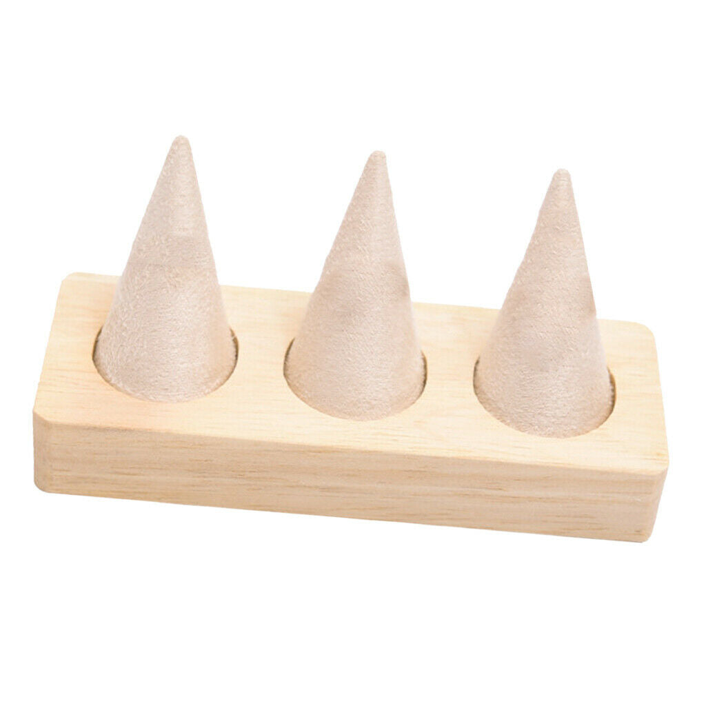 2Pcs   Jewelry   Display   Stand   Earrings   Pendants   Showcase   Tray