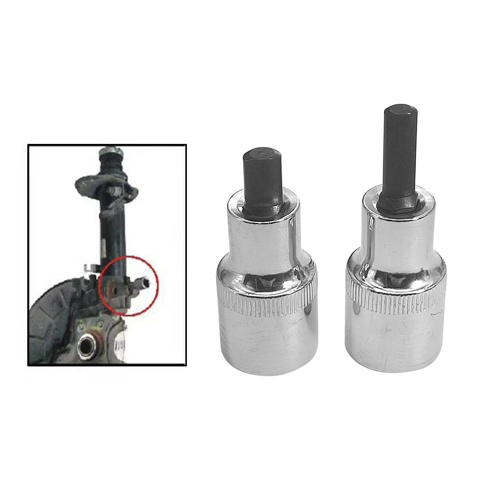 2PCS Strut Spreader Socket Bit Tool for Audi Ford Volkswagen Auto Accessory