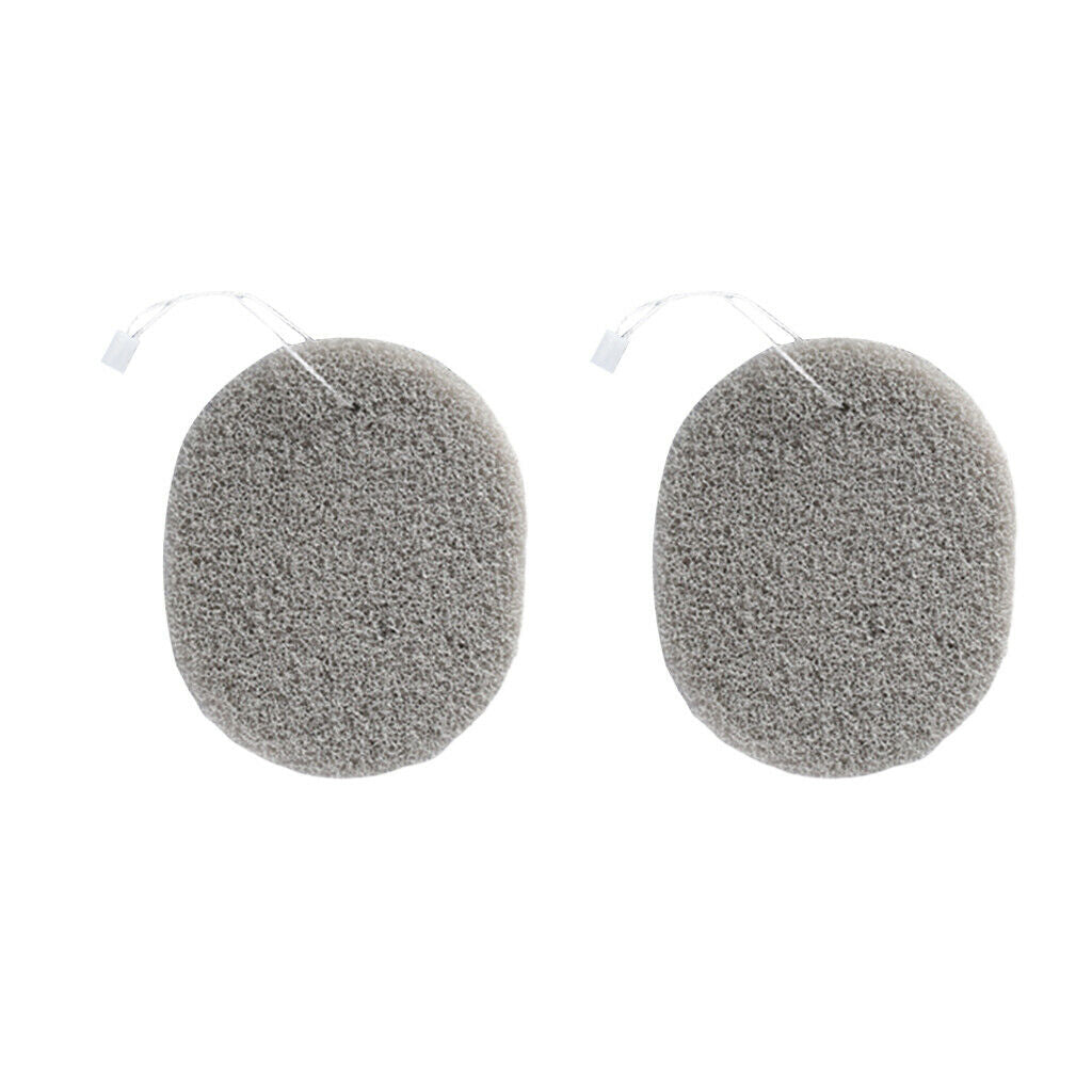 Set Of 2 Soft Powder Puff Make Up Cosmetic Facial Cleansing Exfoliating Sponge