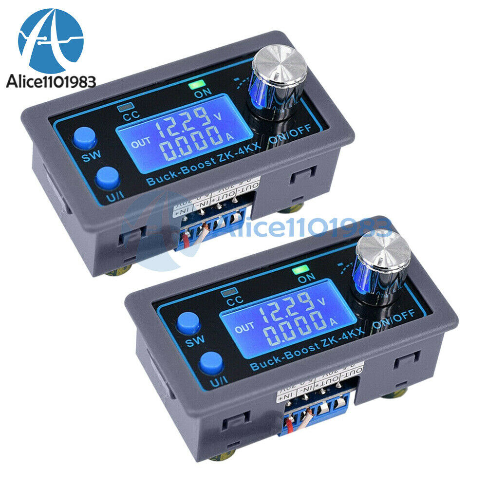 2PCS DC-DC Buck Boost Converter CC CV Output 0.5-30V Power Supply Module