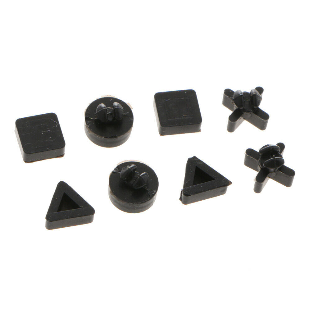 Triangular Round Square Bottom Feet Pads Set for Sony PS4 Pro Console Part