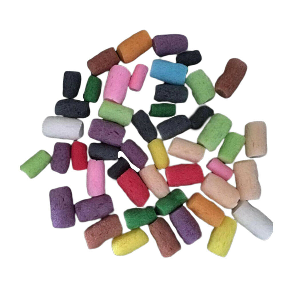 55Pcs/Bag Fishing Nuggets Water Soluble Colorful PVA Foam Fishing Tackles