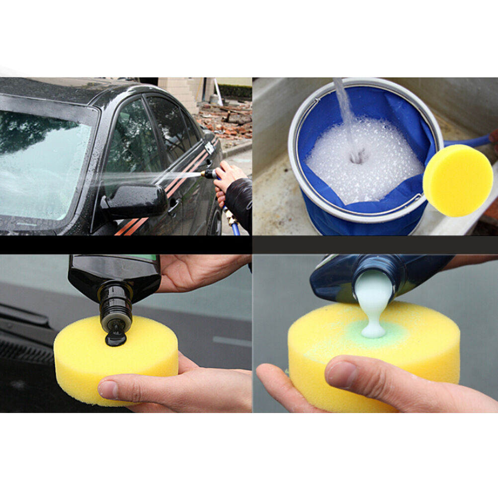 12Pcs Polish Wax Round Foam Sponges Applicator Pads For Clean Car Glass M.l8