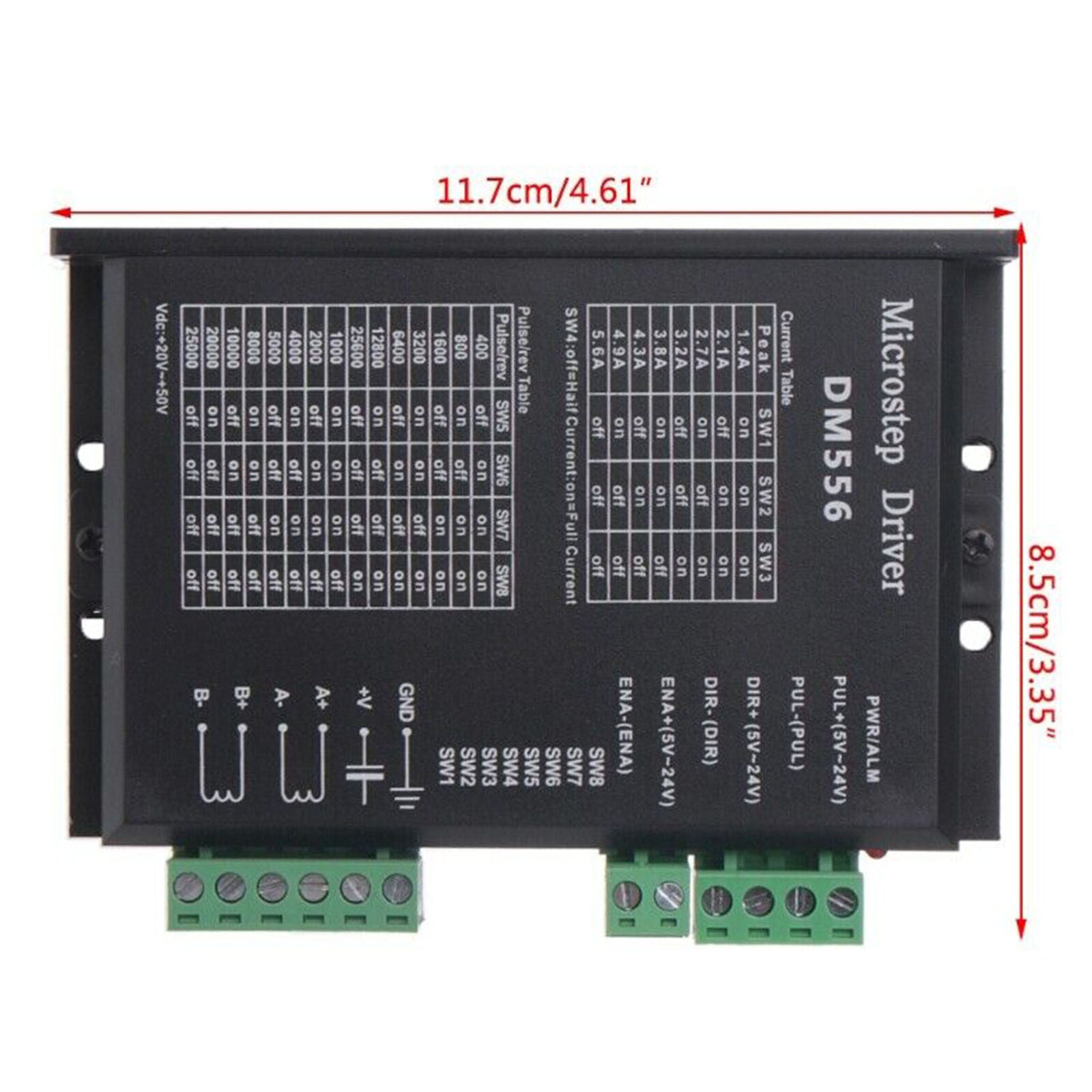 DM556 Digital 2-phase Stepper Motor Driver Stepper Motor Driver 86/57/42 For CNC