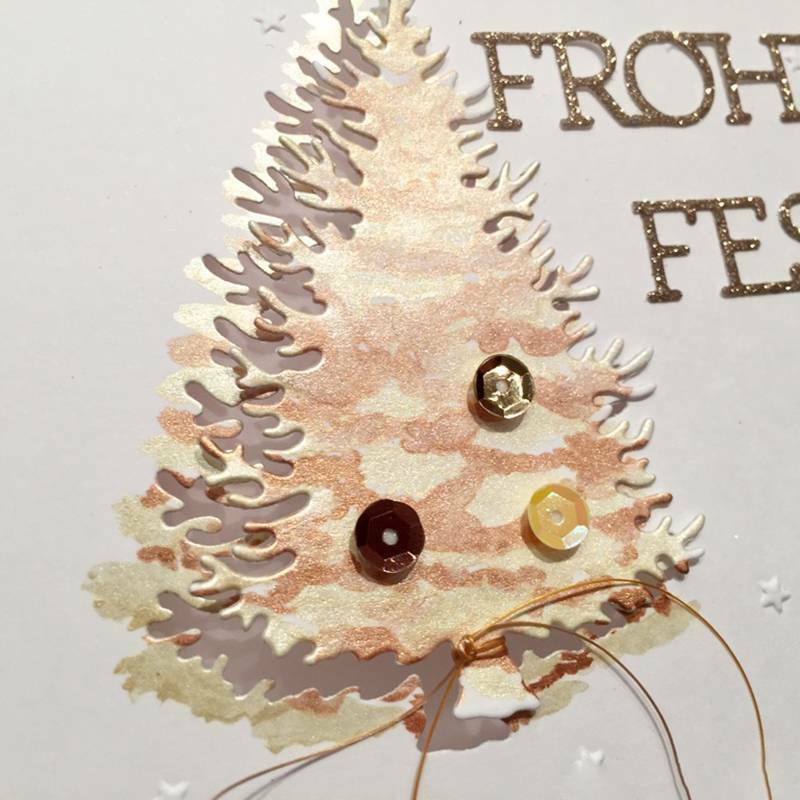 Xmas Tree Metal Cutting Dies for DIY Scrapbook Album Paper Card Making De.l8
