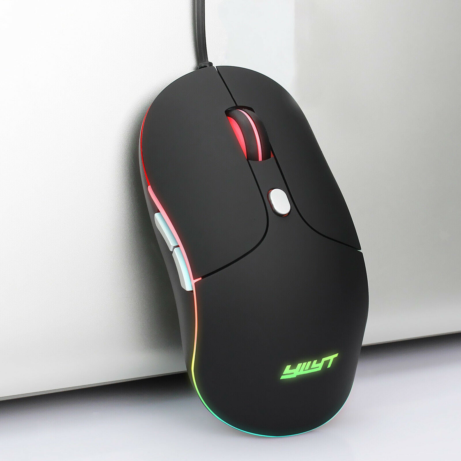 Desktop Laptop RGB Wired Gaming Mouse 3200 DPI Adjustable Mice Programmable