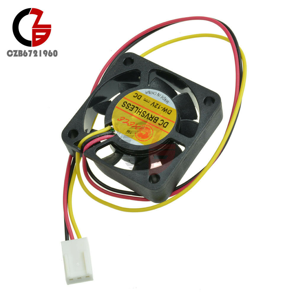 3 Pin 4cm Computer CPU Cooler Cooling Fan PC 4cm 40x40x10mm DC 12V