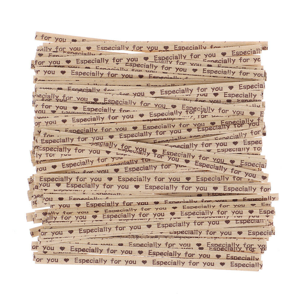100X gift wrapping especially for you twist ties for bakery cookie candy b.l8