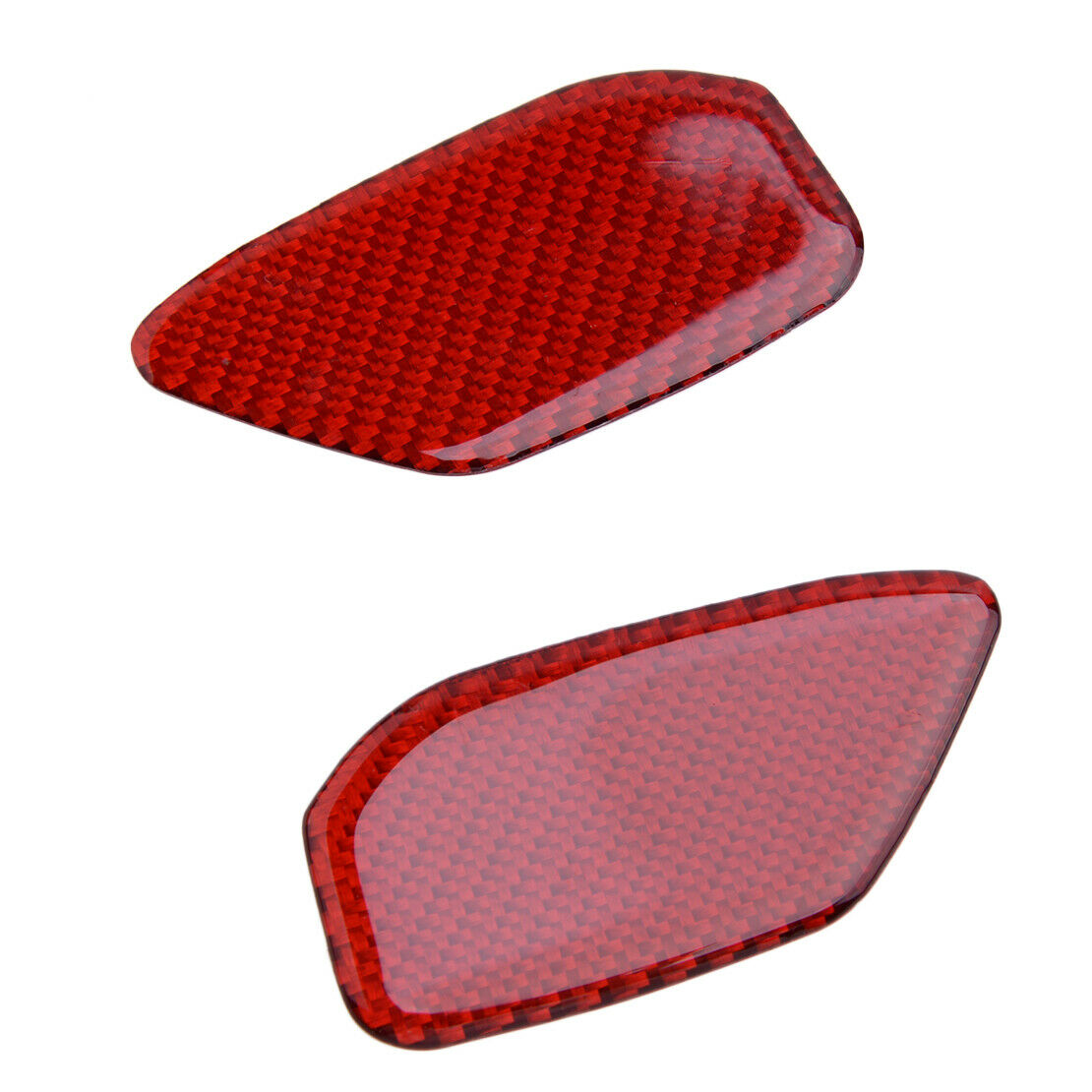 2Pcs Carbon Fiber Interior Door Handle Bowl Frame Fit For Chevrolet Camaro 16-20