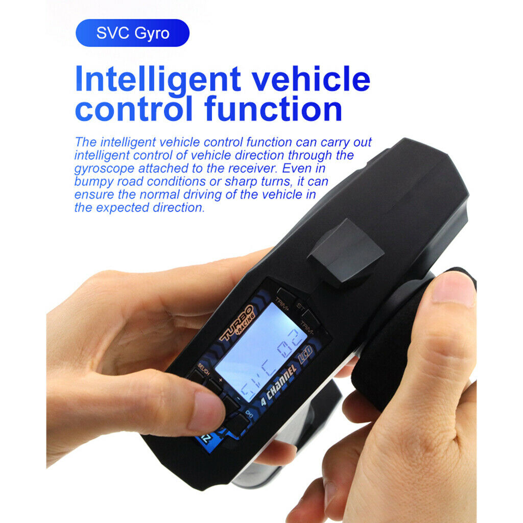 4CH Radio Transmitter Remote Controller VT System for RC Car Crawler Truck