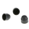 50pcs M6 Black Dome Bolt Nut Protection Caps Cover Hexagon Screws