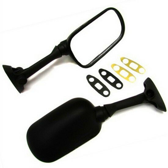 Black Motorcycle Sport Rear View Side Mirror For Suzuki GSXR 600 750 GSX-R 1000