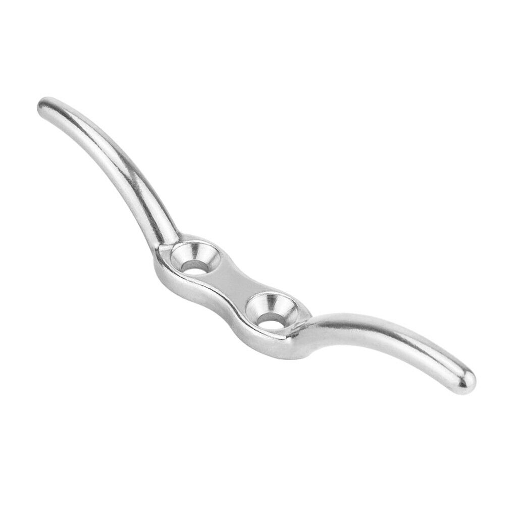 Rustproof 316 Stainless Steel Flagpole Rope Cleat Boat Yacht Universal
