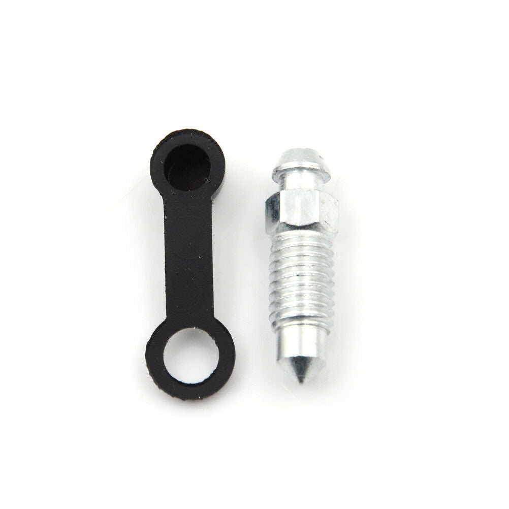 M8 x1.25mm Motorcycle Bike Brake Braking Caliper Bleed Screw Nipple wit.l8