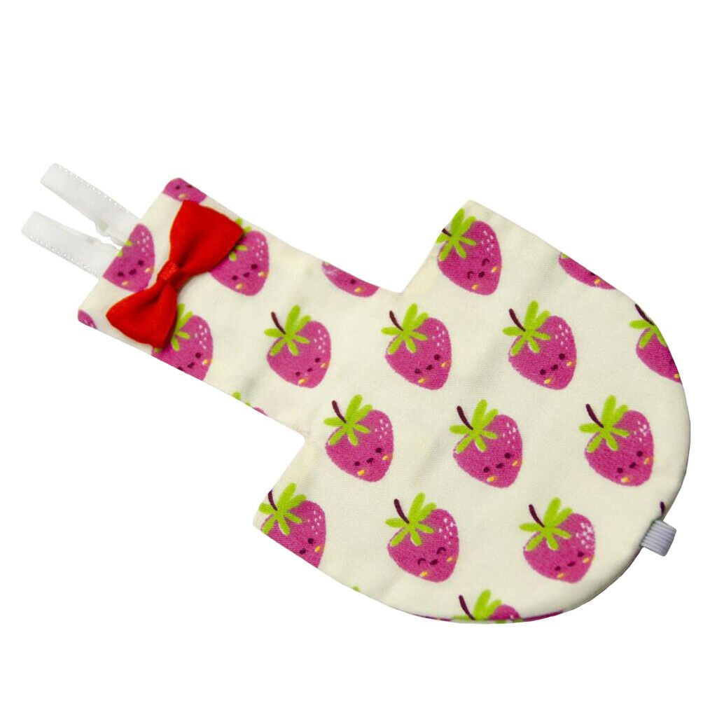 Birds Parrots Strawberry Pattern Washable Reusable Diaper Parrots Pee Pad S