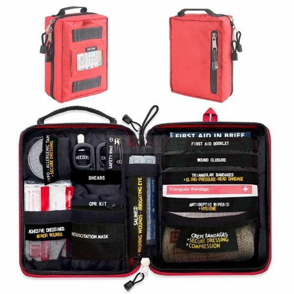 Emergency Survival First Aid Kit For Outdoor Sports Travel Camping Home Medical