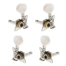 4PCS 2L2R Open Tuning Pegs Machine Heads for Ukulele 4 String Guitar Accessory