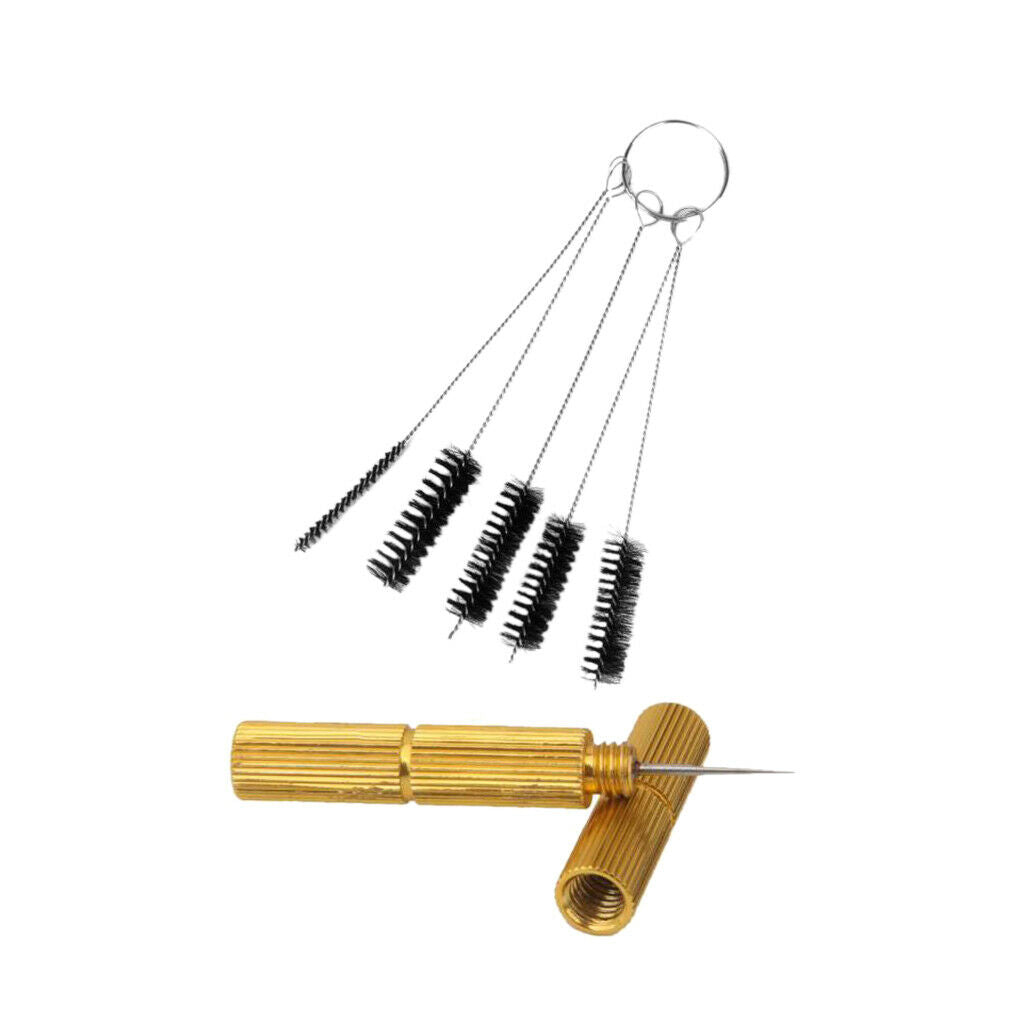 Airbrush Spray  Nozzle Needle Repair Reamer Wash & Cleaning Brushes Tool Kit