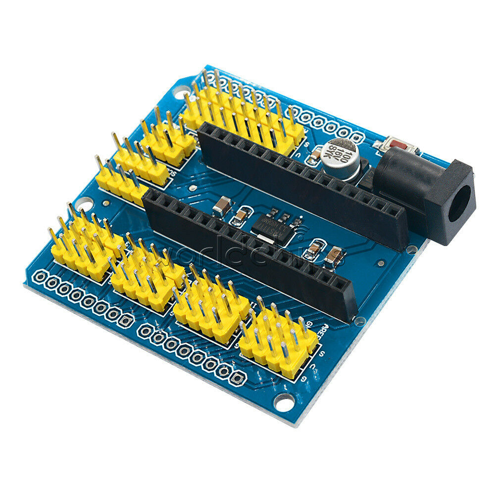 2PCS Nano I/O Expansion Sensor Shield Extension Board for Arduino UNO R1 Nano3.0