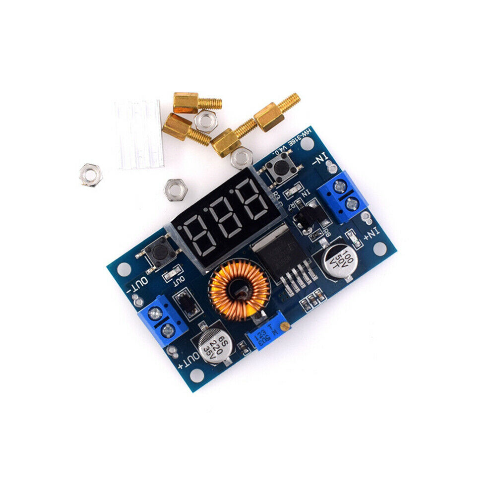 5A 75W XL4015 DC-DC Converter Adjustable Step-Down Module 4.0-38V to 1.25V-36V