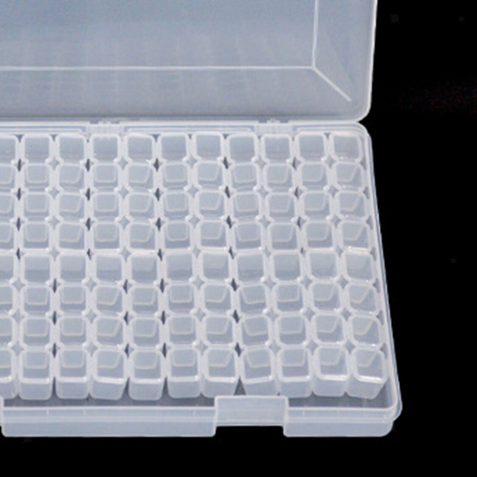 124 Slots Diamond Embroidery Storage Box Portable Art Craft Organizer Holder