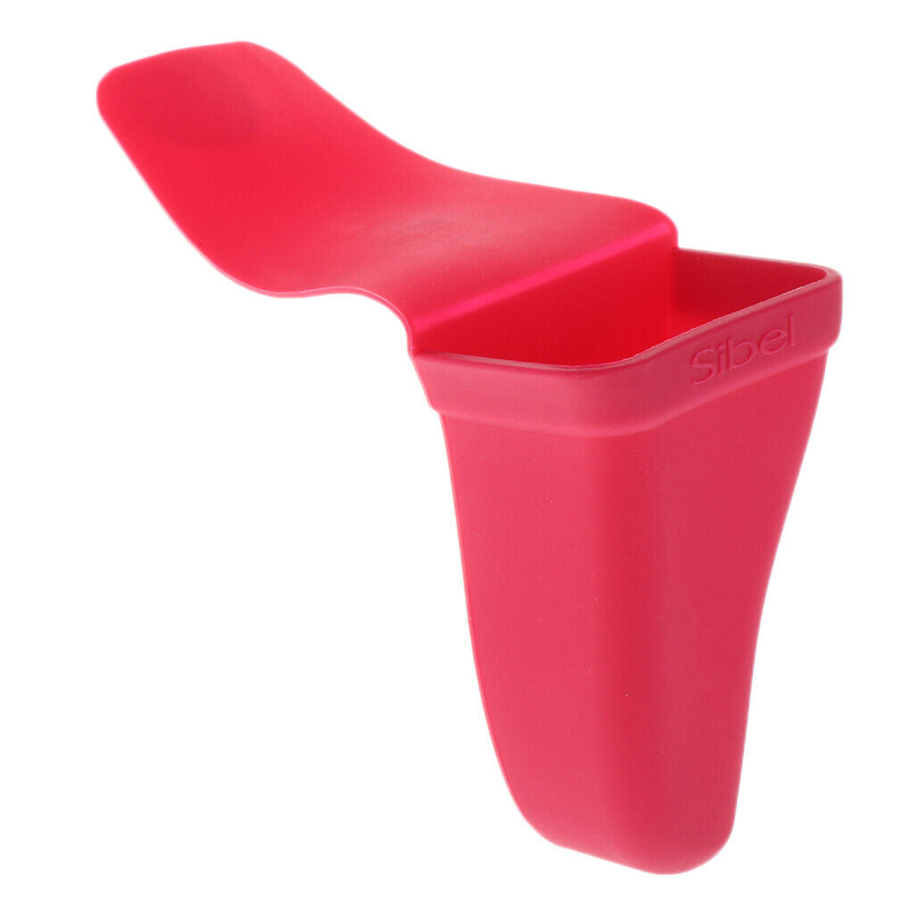Silica gel Hair Styling Tools Storage Holder Hairdresser Organiser Rose Red