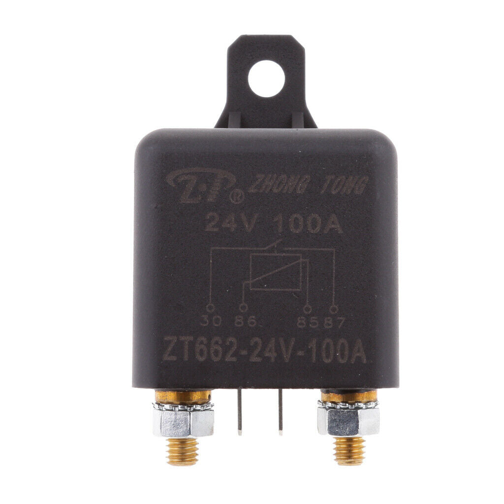 4 Terminal DC 24V 100A Relay Switch Control for Car Truck Motorcycle Boat