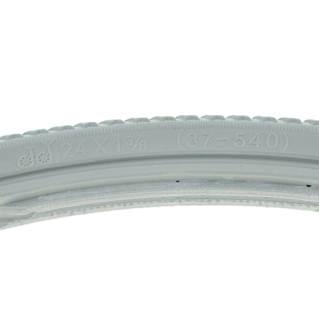 2 Pcs Polyurethane   Wheelchair Street Tire Fits Most Wheelchair 24x1 3/8