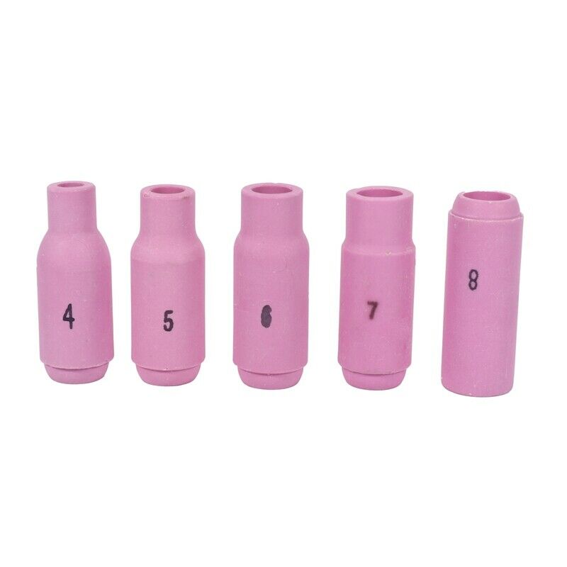 58Pcs Tig Welding Torches Gas Lens Kit Collet Body Alumina Nozzle Consumables L1