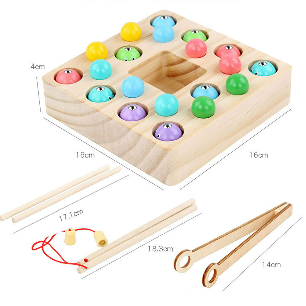 Magnetic Fishing Games Educational Shape Color Cognition for 3 4 5 Year Old