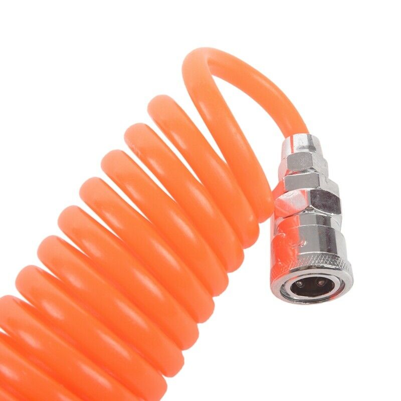 6M 19.7Ft 8mm x 5mm Flexible PU Recoil Hose Tube for Compressor Air Tool T3C9C9