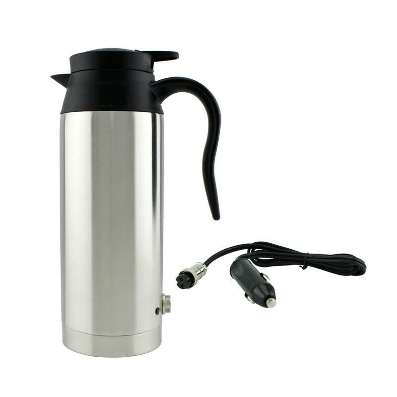800ml 24V 240W Heating Cup Car Truck Kettle Hot Water Heater Bottle Tea Coffee