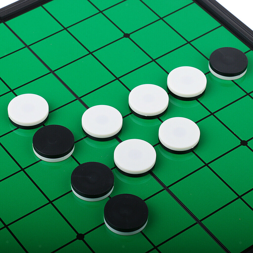 Plastic Magnetic Foldable Reversi Othello Board Chess