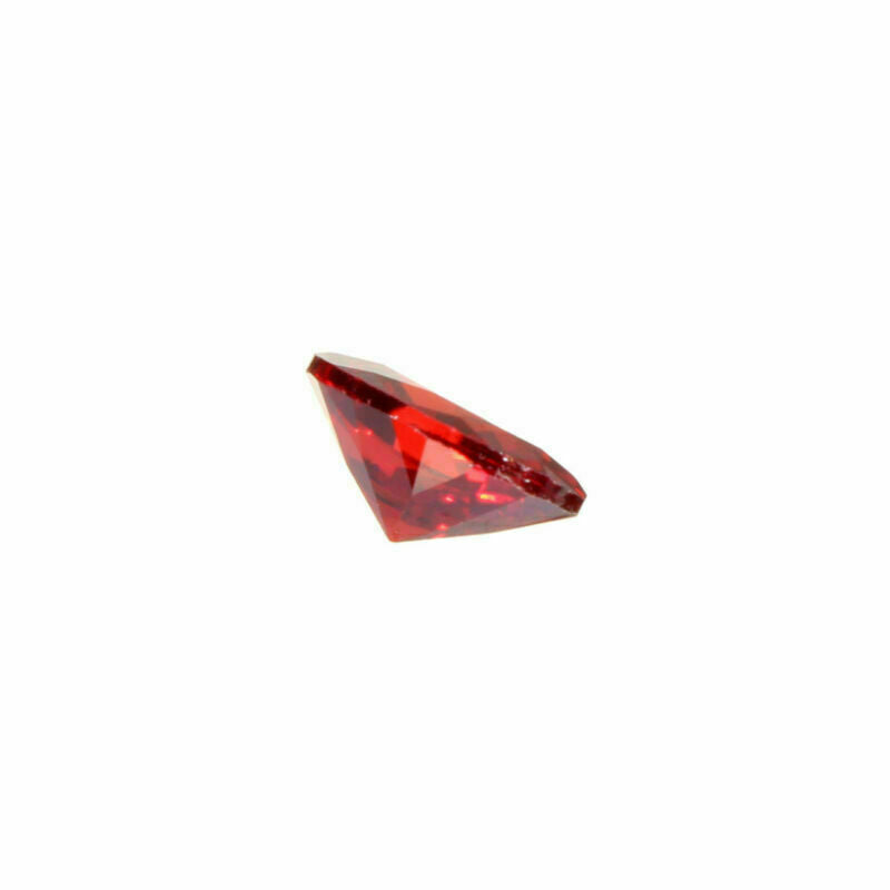 7x5mm Oval AAAAA Natural VVS Heated Glass Filling Pomegranate Red Gestone