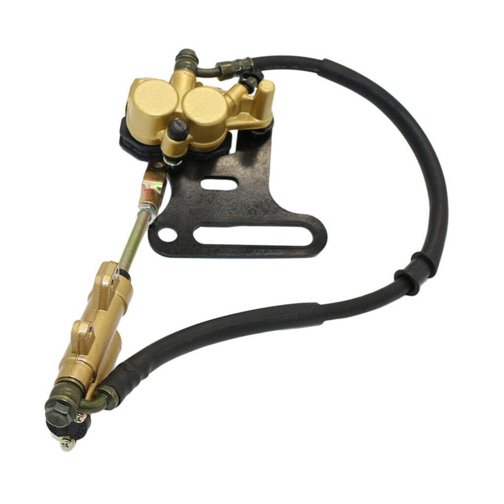 Hydraulic Rear Disc Brake Caliper System + Pads Assembly 110 125 140cc