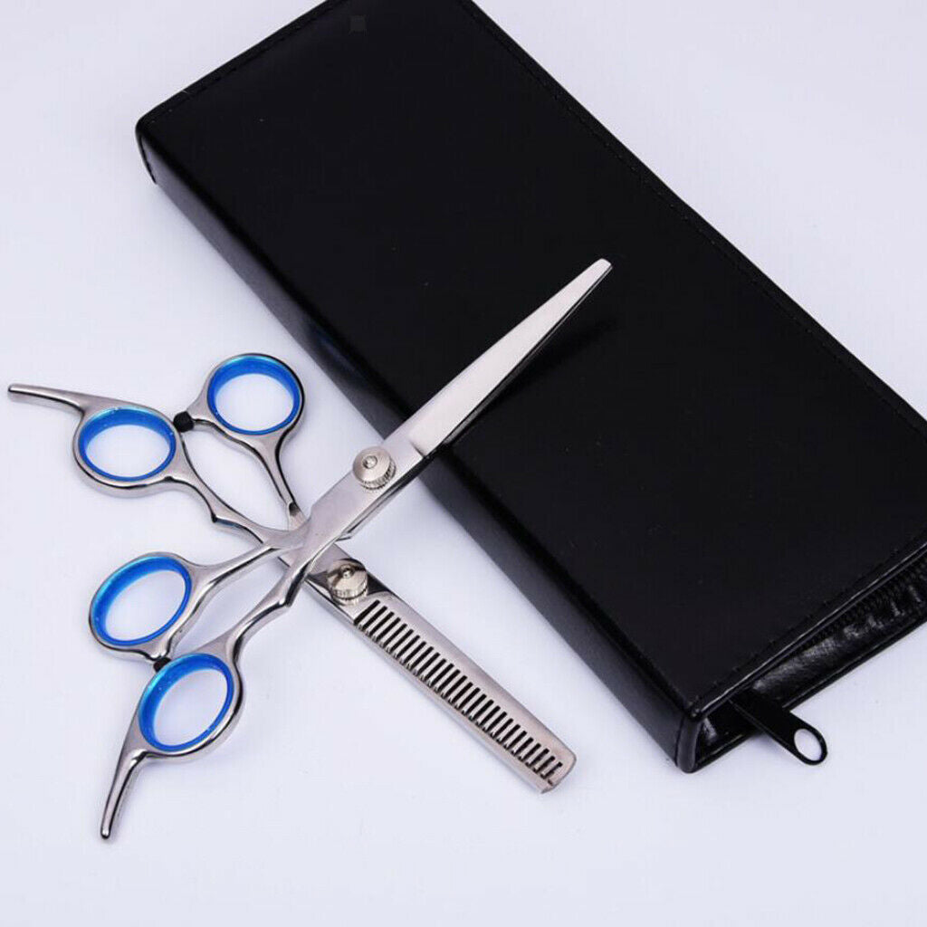 Set of 7 Women Hairdressing Scissors Kit Barber Hair Cutting Shears Sharp
