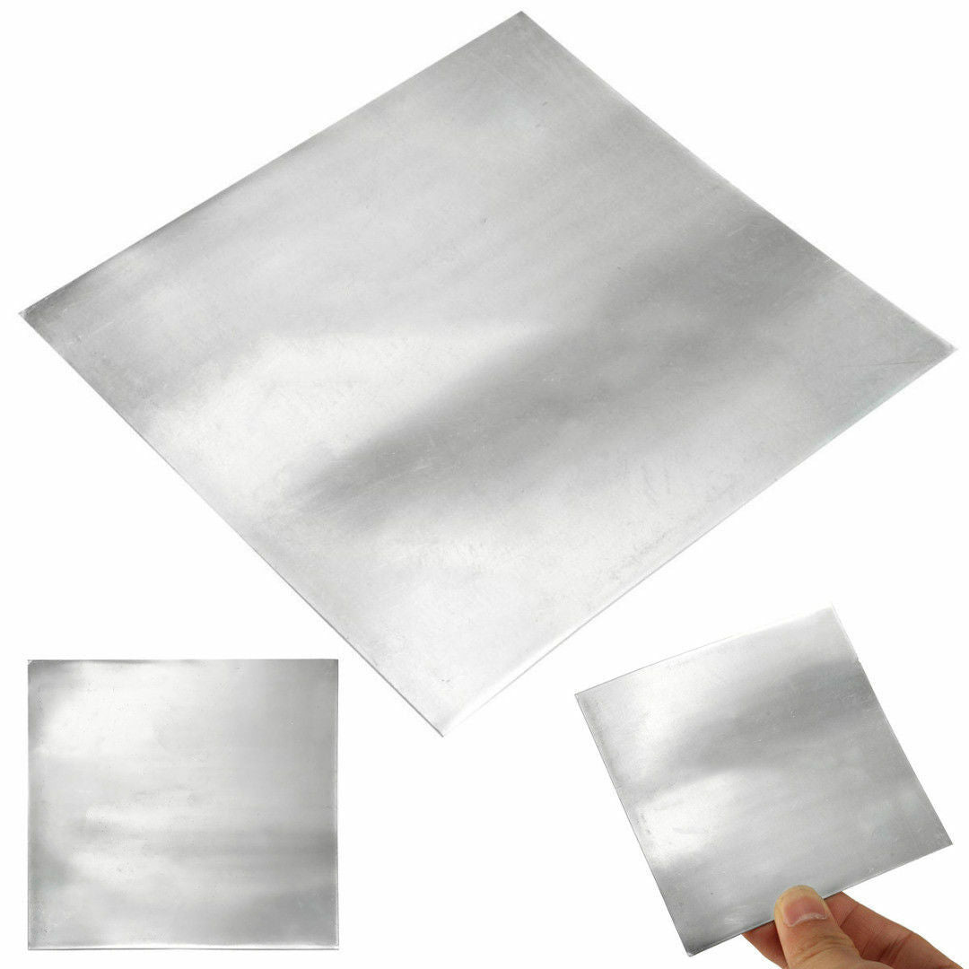 99.9% Pure Science Lab Zinc Zn Sheet Plate 100mm×100mm×0.5mm Metal Foil
