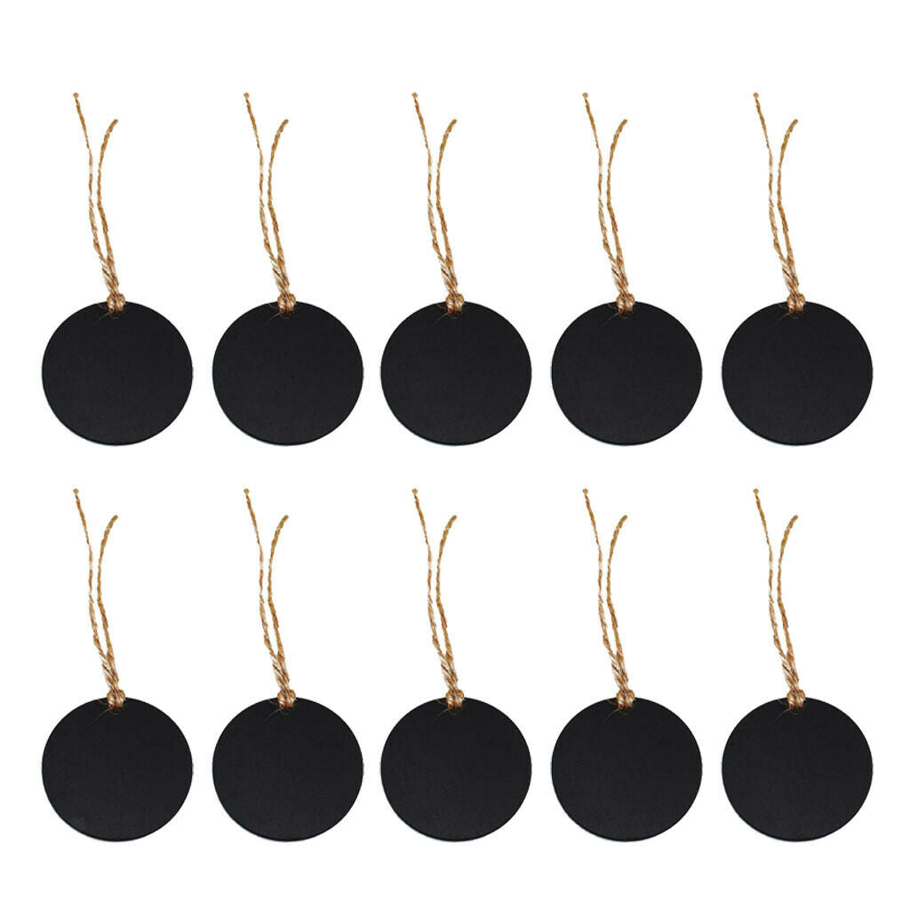 10 Pcs  Round Hanging Tag Craft Decor Object Wedding Party