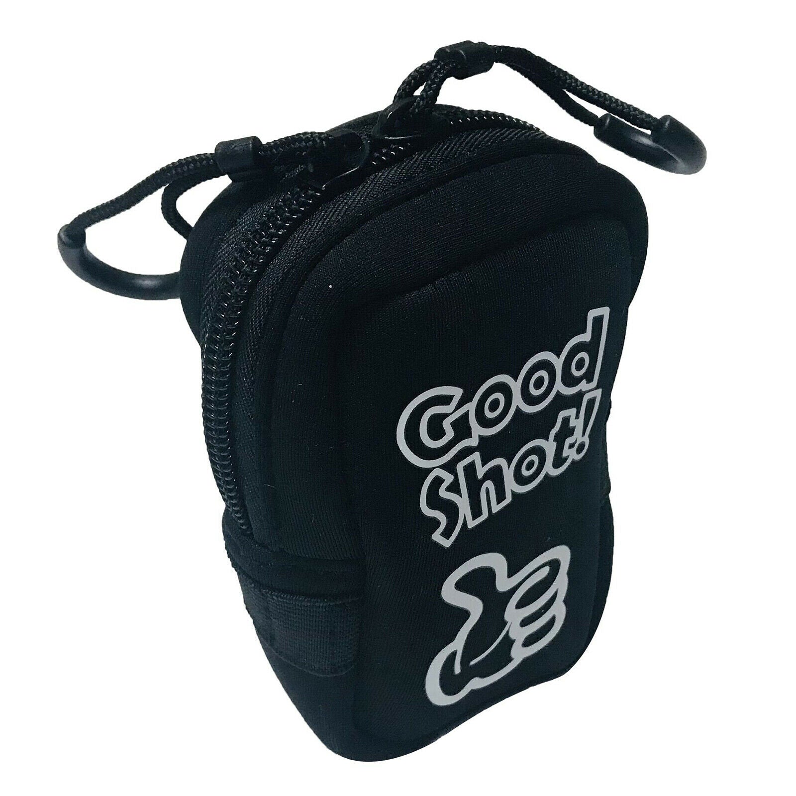 Golf Range Finder Bag Pouch Case Protector Double Zip Accessories Black