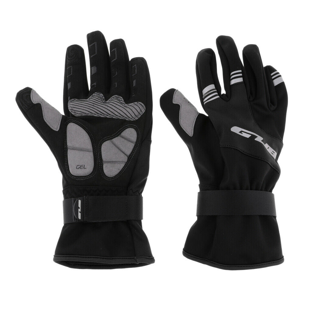 Anti Slip Cycling MTB Bike Gloves Touch Screen Gloves Black L