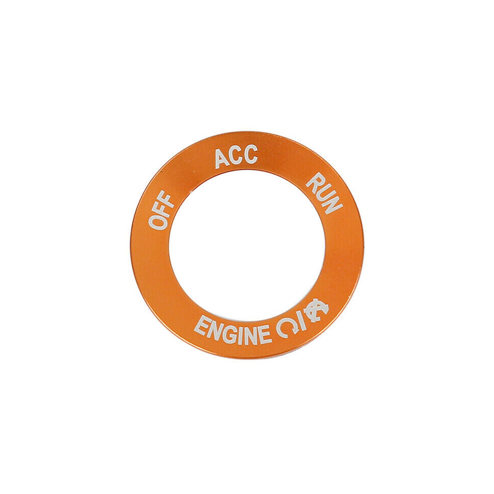Engine Start Stop Button Trim Ring for Dodge Challenger/Charger/Ram 2010+ Orange