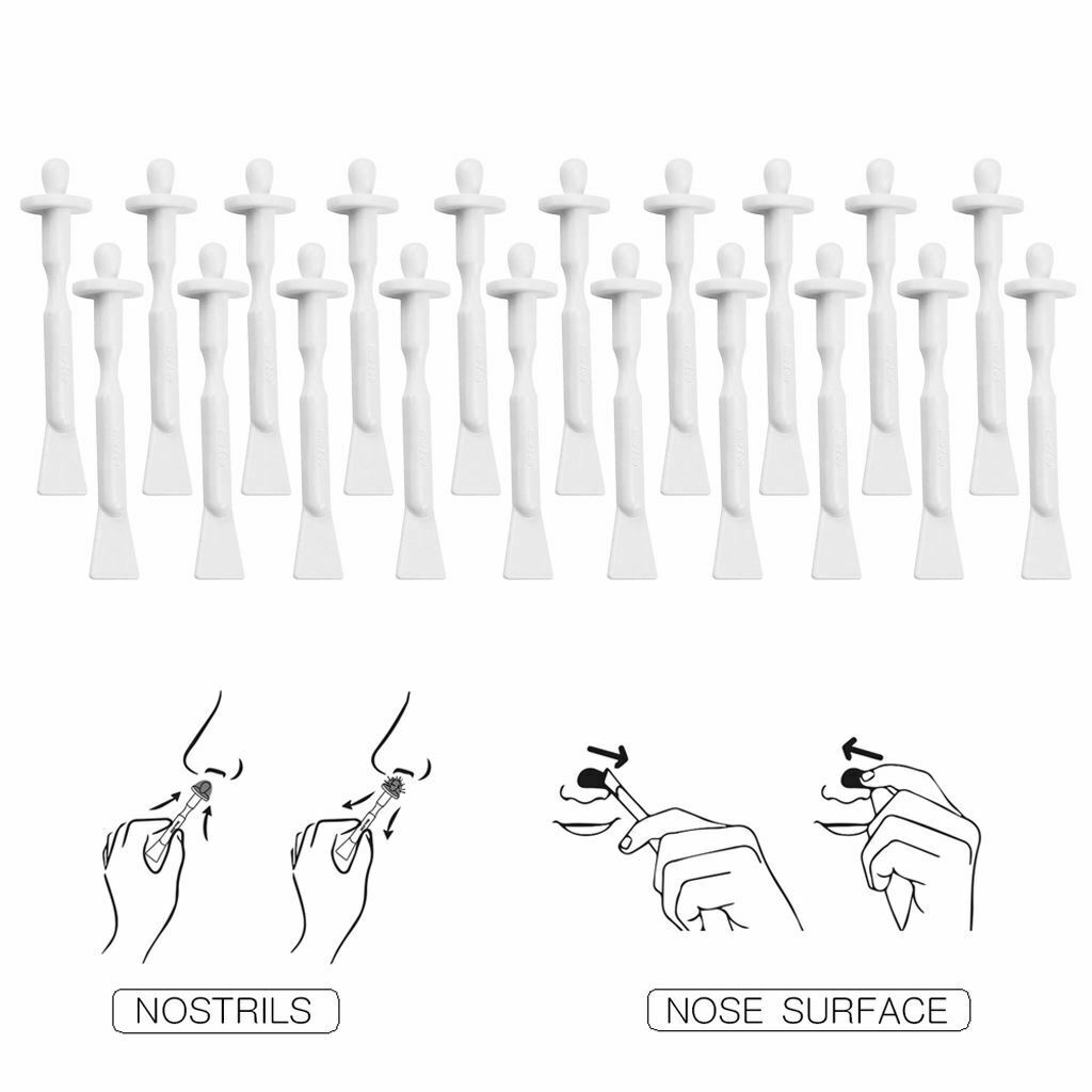 20x Dual Use Wax Applicator Sticks Spatulas Tool Body Face Nose Hair Removal,
